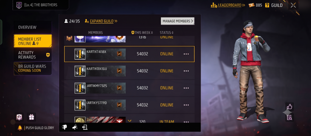 Free Fire Guild Glory Bot Real Proof The Brothers